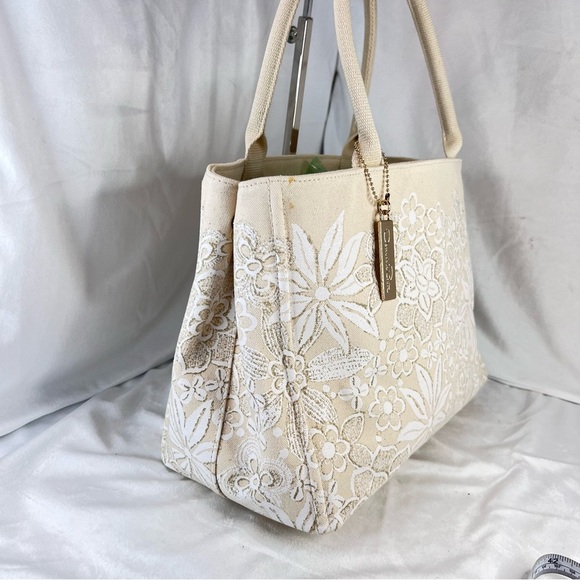 Oscar De La Renta Floral CanvasTote for Neiman Marcus/Target - Picture 7 of 12